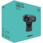 Logitech C310 HD Webcam, HD 720p/30fps, Widescreen HD Video Calling, HD Light Correction, Noise-Reducing Mic, For Skype, FaceTime, Hangouts, WebEx, PC/Mac/Laptop/Macbook/Tablet, Black - Image 2