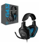 Logitech G432 Gaming Headset, 7.1 Virtual Surround Sound, Compatible with PC, Xbox, PS4, Switch or Mobile Device Via 3.5mm Connection or USB DAC, 50mm Audio Drivers, Enlarged 6mm Mic with Mute Feature - Image 6
