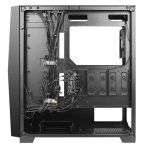 ANTEC DF800 FLUX Case, Gaming, Black, Mid Tower, 2 x USB 3.0, Tempered Glass Side Window Panel, Geometrical Mesh Design & Mirror Surface Front Panel, Addressable RGB LED Fans, Patented F-LUX Platform Cooling Solution, ATX, Micro ATX, Mini-ITX - Image 8