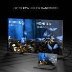 Lindy 36474 5m HDMI (M) 2.0 High Speed Black Line 4096x2160@60Hz Cable with Ethernet - Black - Image 4