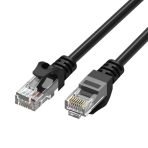 Prevo CAT6-BLK-3M Network Cable, RJ45 (M) to RJ45 (M), CAT6, 3m, Black, Oxygen Free Copper Core, Sturdy PVC Outer Sleeve & Clip Protector, Retail Box Packaging - Image 4