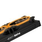 be quiet! Light Wings PWM High Speed Addressable RGB Fan Pack, 120mm, 2500RPM, 4-Pin PWM Fan & 3-Pin ARGB Connectors, Black Frame, Black Blades, ARGB Lighting on Front & Rear, Addressable RGB Hub Included - Image 3