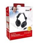 Genius HS-M505X Noise-cancelling Headset with Mic, 3.5mm Connection, Plug and Play with Adjustable Headbandand, In-line microphone and Volume Control, Black - Image 2