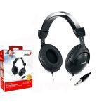 Genius HS-M505X Noise-cancelling Headset with Mic, 3.5mm Connection, Plug and Play with Adjustable Headbandand, In-line microphone and Volume Control, Black - Image 3