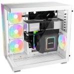 be-quiet! Light Base 600 LX, White, Midi-Tower ATX Case, Massive ARGB LED Strip, Full Windowed Design, 4x Light Wings LX 120mm PWM fans included - Image 5
