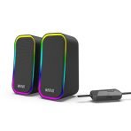 Marvo Scorpion SG-285 Havoc 20 USB Powered Stereo RGB 6W Gaming Speakers (Black) - Image 2