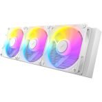 Antec Vortex Lum 360 ARGB White CPU Liquid Cooler - Intel & AMD Compatible, 3 x 120mm ARGB Fans, Suspended Spiral Pump Head, Enhanced Cooling Performance - Image 3