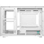 DeepCool CH260 White Micro-ATX Case, High-Airflow Compact PC Case with Tempered Glass Panel, USB-C Port, Supports 360mm Radiator, ATX PSU, Black - Image 5