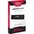 Kingston FURY Renegade (SFYR2S/2T0 ) 2TB NVMe SSD, M.2 Interface, PCIe 5.0 x4 NVMe, 2280, Up to 14,700MB/s read, 14,000MB/s write, Limited 5-year warranty with free technical support. - Image 3