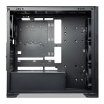 TecWare Timber ATX PC Case, High Airflow Mid Tower with Wood Front Panel, 4 Pre-Installed 120mm Fans, Tool-Free Dual Glass Panels, USB-C, Supports 360mm Radiators, ATX/mATX/ITX - Black - Image 3