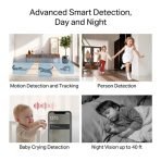 Mercusys MC210 Pan/Tilt Home Security Wi-Fi Camera - Image 4