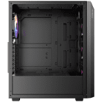 Antec AX67 ARGB Mid-Tower Gaming PC Case, Full Mesh Front, Tempered Glass, 4 x 120mm ARGB Fans, ATX/Micro-ATX/ITX Compatible - Image 4