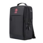 Marvo Scorpion Urbano 20 Black Waterproof 15.6 Inch Laptop Backpack with USB Charging Port (Black)
