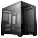 DeepCool CG530 Dual-Chamber Mid Tower Case, Tempered Glass Panels, Advanced Cooling Support, Exceptional Cable Management, Black - Image 3