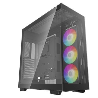 CADEE-CH780 DeepCool CH780, Black, Full Tower Gaming Case, Tempered Glass, 1x 420mm ARGB Side fan, Mini-ITX / M-ATX / ATX / E-ATX - Image 1