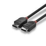 LINDY 36494 Black Line DisplayPort Cable, DisplayPort 1.2 (M) to DisplayPort 1.2 (M), 1.5m, Black & Red, Supports UHD Resolutions up to 4096x2160@60Hz, Triple Shielded Cable, Corrosion Resistant Copper 30AWG Conductors, Retail Polybag Packaging - Image 6