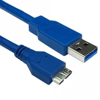 CLTAR-USB3AB75BL USB 3.0 A (M) to USB 3.0 Micro B (M) 0.75m Blue OEM Data Cable - Image 1