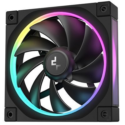 FADEE-FL12 DeepCool FL12 120mm PWM Fan - High Performance, Low Noise, Fluid Dynamic Bearing, 36 ARGB LEDs, 500-2150 RPM, 55 CFM Airflow, 4-Pin PWM Control - Image 1
