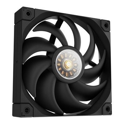 FADEE-FT12 DeepCool FT12 120mm PWM Case Fan, High Airflow 75 CFM, 4.2mmAq Static Pressure, Quiet Operation =32dB, Fluid Dynamic Bearing, Black - Image 1