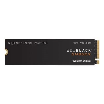 WD Black SN850X (WDS100T2X0E-00BCA0) 1TB NVMe SSD, M.2 Interface, PCIe Gen4, 2280, Read 73000MB/s, Write 6300MB/s, 5 Year Warranty