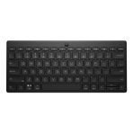 HP 355 Compact Multi-Device Keyboard, Bluetooth Wireless, Pair up to 3 Devices, Up To 2 Year Battery Life, Qwerty UK English Layout, Black