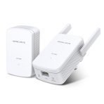 Mercusys MP510 KIT AV1000 Wireless N300 Gigabit Powerline Starter Kit (UK Plug)