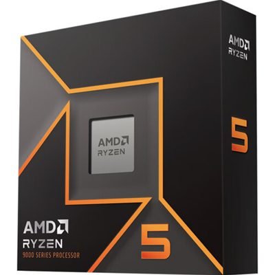 PRAMD-9600X AMD Ryzen 5 9600X 6 Core AM5 Processor, 12 Threads, 3.9GHz up to 5.4GHz Boost, 38MB Cache, 65W, No Fan, Radeon Graphics - Image 1