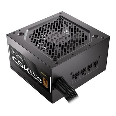 PSANT-CSK1000PRO Antec CSK1000 PRO 1000W ATX 3.1 Power Supply - 80 PLUS Bronze, Semi-Modular, PCIe 5.1 Ready, 12V-2x6 Connector, Quiet 120mm Fan, UK Plug - Image 1